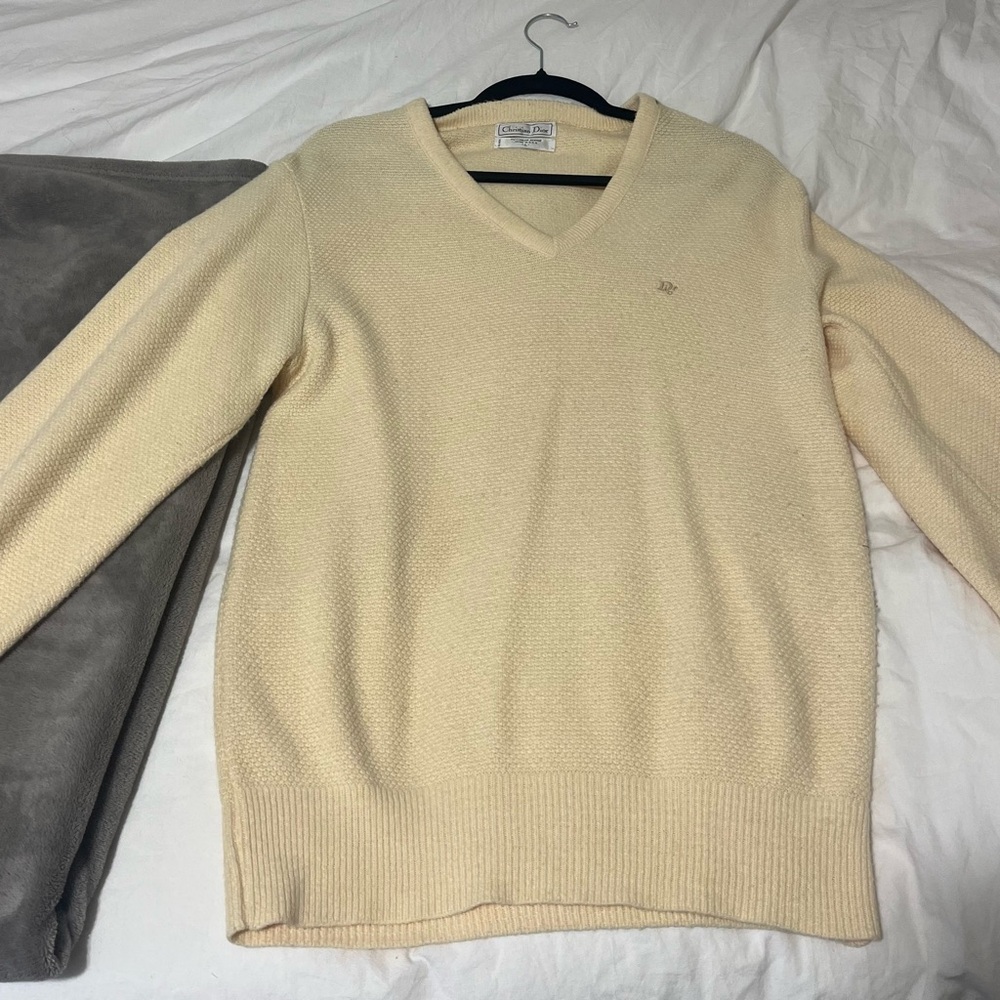 Christian Dior Cream Sweater